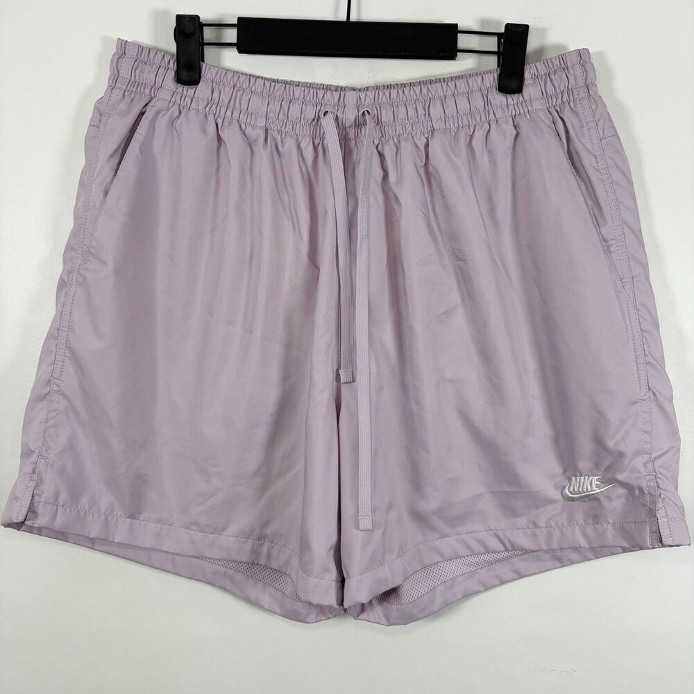 Nike Essential Woven Flow Shorts Purple Mens XL Mesh Lined 34x5 Gym Training